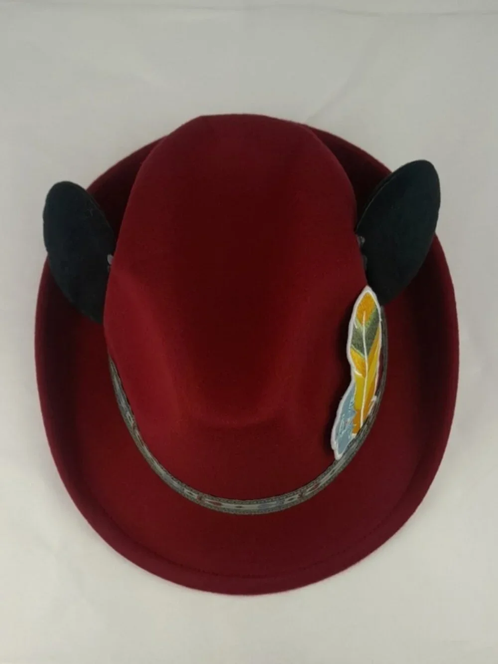 Disney Mickey Mouse Matterhorn Fedora Hat with Ears